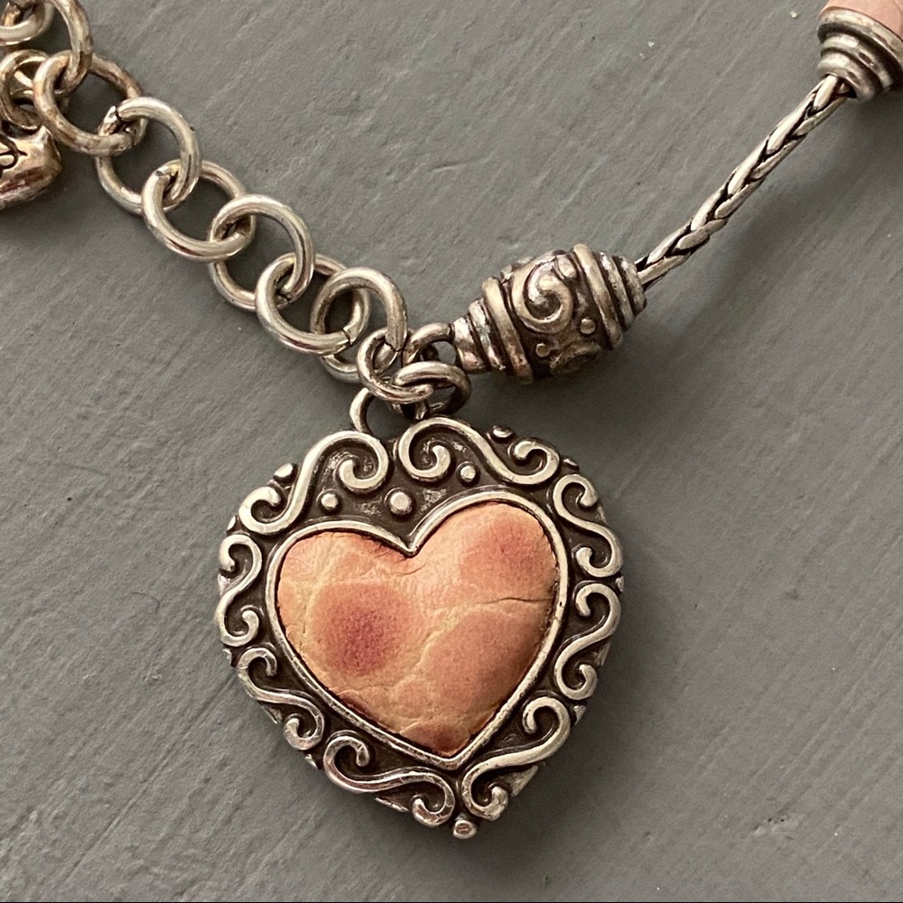 Brighton Silver Tone Heart Bracelet - Picture 6 of 7